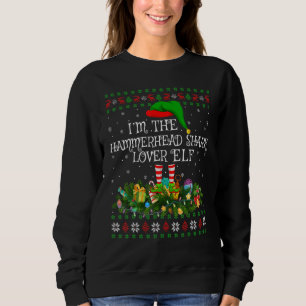 Matching Family Ugly Hammerhead Shark Elf Christm Sweatshirt