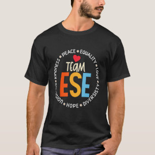Matching First Last Day Team ESE Teacher Student T T-Shirt