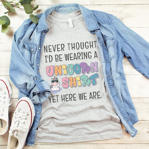 Matching Funny Unicorn Birthday Party Men  Boys T_Shirt