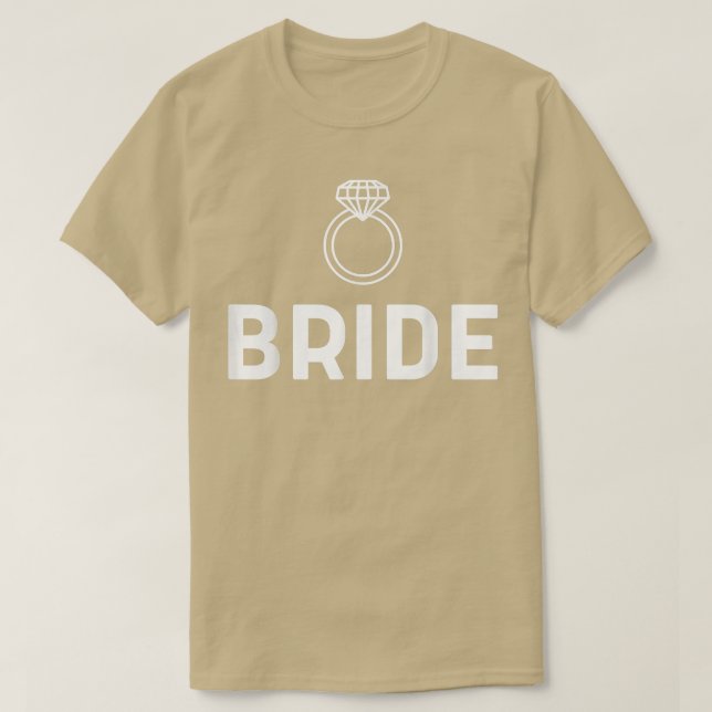 Matching Getting Ready Bride & Groom Wedding Gifts T-Shirt (Design Front)