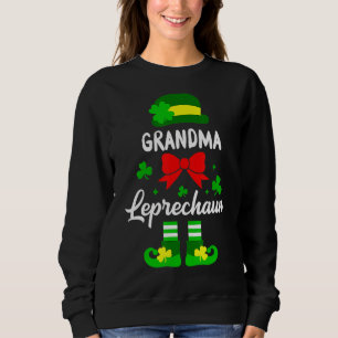 Matching Grandma Leprechaun Family St Patrick's Da Sweatshirt