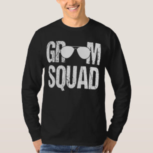 Matching Groomsman Group Bachelor Party Groom Squa T-Shirt