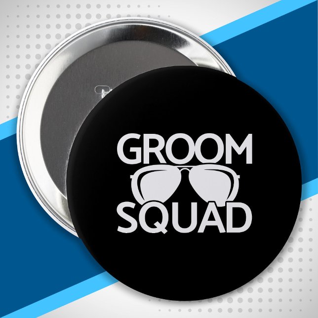 Matching Groomsman Group Bachelor Party Squad Button (Creator Uploaded)