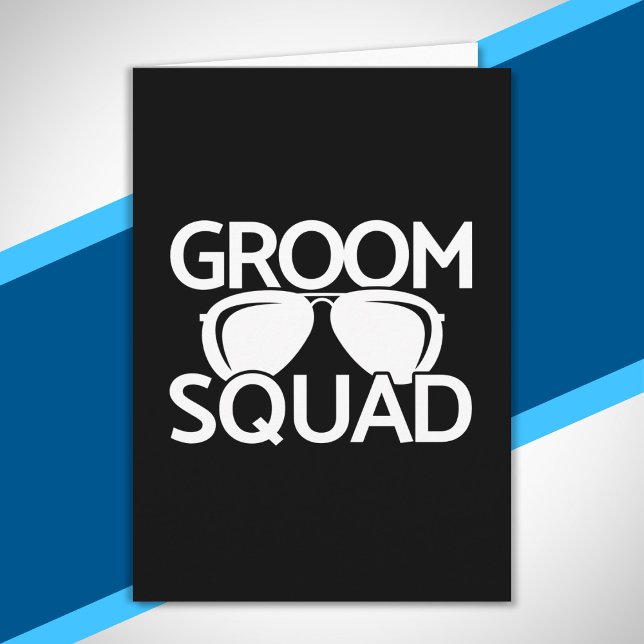 Matching Groomsman Group Bachelor Party Squad Card (Creator Uploaded)