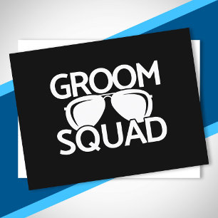 Matching Groomsman Group Bachelor Party Squad Postcard