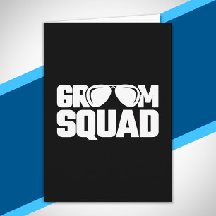 Matching Groomsman Group Groomsmen Bachelor Party Card