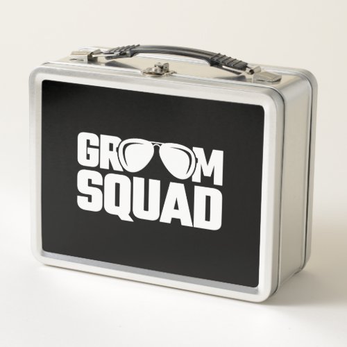 Matching Groomsman Group Groomsmen Bachelor Party Metal Lunch Box