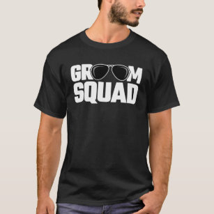 Groom Tribe Bachelor T shirts Squad Team Bestman Groomsman Bachelor Party Group Customized Funny Drinking Matching Shirt For Man