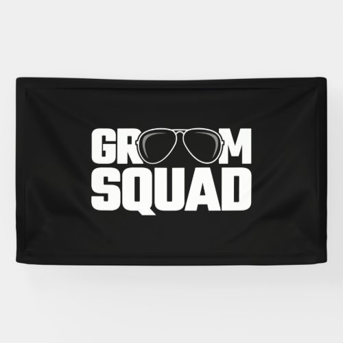 Matching Groomsman Group Squad Bachelor Party Banner