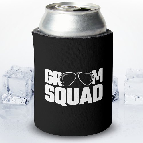Matching Groomsman Group Squad Bachelor Party Can Cooler