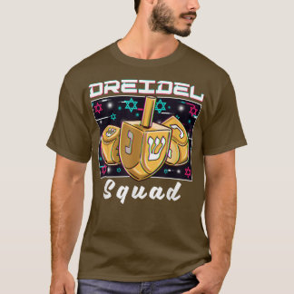 Matching Group Dreidel Squad Hanukkah Jewish Festi T-Shirt
