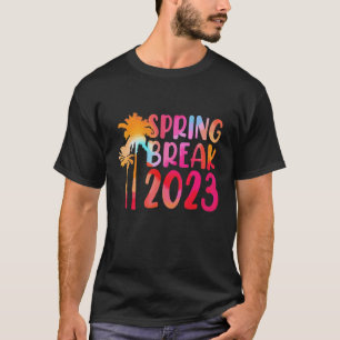 Matching Group Spring Break 2023 Vintage Tie Dye T-Shirt