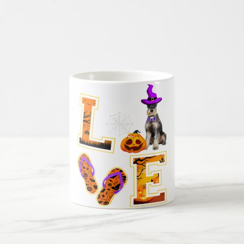 Matching Halloween Costume  Schnauzer Dog Lover Coffee Mug