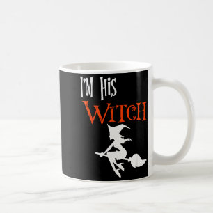 Matching Halloween I'm His Witch_i'm Her Boo Coupl Coffee Mug