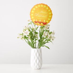 Matching Happy Diwali Yellow Medium Balloon