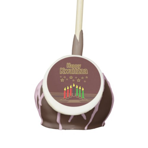 Matching Happy Kwanzaa Seven Principles Cake Pops