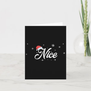 Matching His &amp; Hers Outfit Santa Naughty And N Card