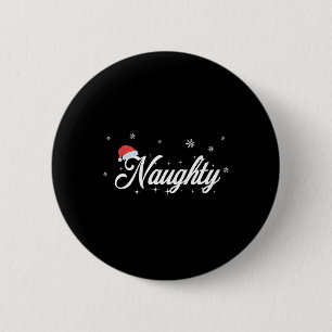 Matching His And Hers Outfit - Naughty And Nice Ch Button