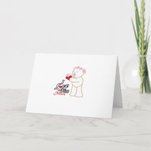 Matching Honeymoon Love You More Couple Style  Card