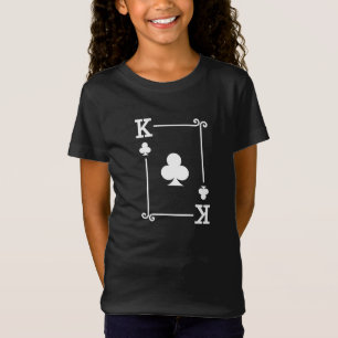 Matching King Clubs Suit Playing Cards Modern T-Shirt