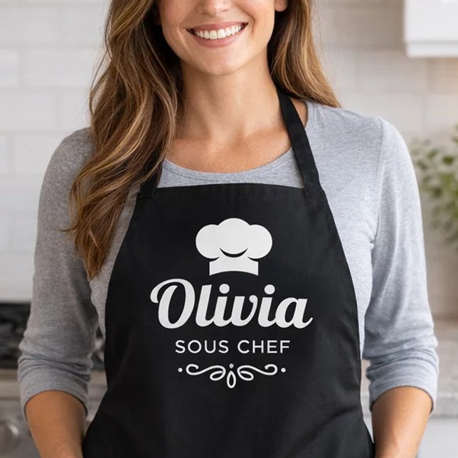 Matching Kitchen Aprons for Parent and Child (Personalized Family Apron Set for Baking and Cooking)