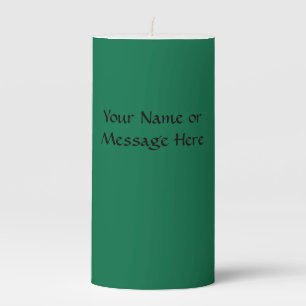 Matching Kwanzaa Green Red Black Medium Pillar Candle