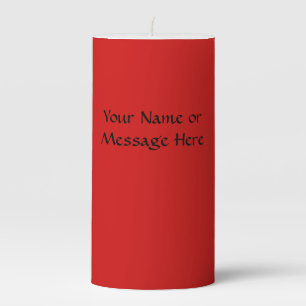 Matching Kwanzaa Green Red Black Medium Pillar Candle
