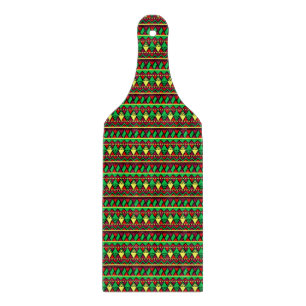 Matching Kwanzaa Yellow Red Black Green Cutting Board