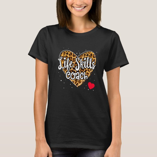 Matching Life Skills Coach Teacher Crew Special SP T-Shirt (Front)