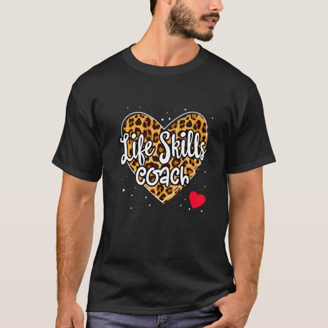 Matching Life Skills Coach Teacher Crew Special SP T-Shirt (Front)