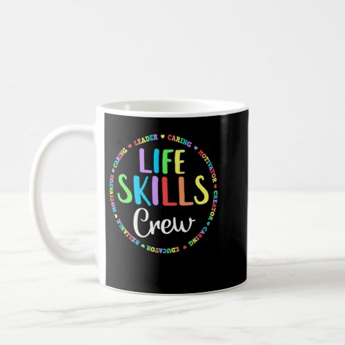 Matching Life Skills Crew Teacher Squad Special Ed Coffee Mug