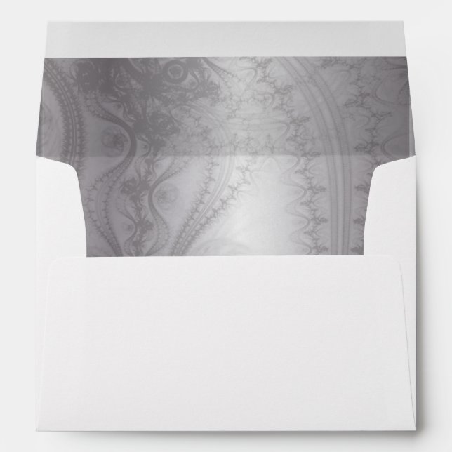 Matching lined envelopes for Wedding invitation (Back (Bottom))