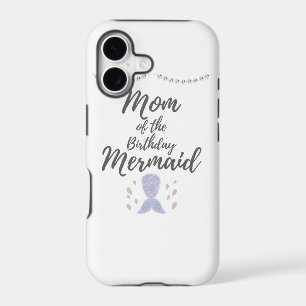 Matching Mermaid Birthday Mermom Mom of Mermaid iPhone 17 Case