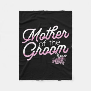 Matching Mother Of The Groom Bride Team For Future Fleece Blanket