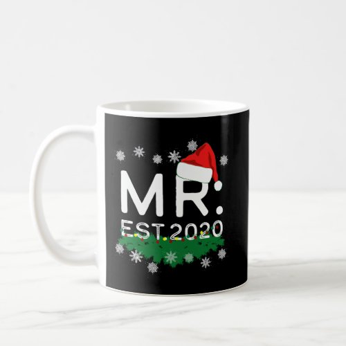 Matching Mr Est 2020 Couples Christmas Coffee Mug