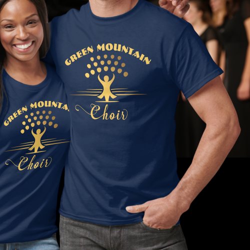 Matching Name Logo Choir Group T_Shirt