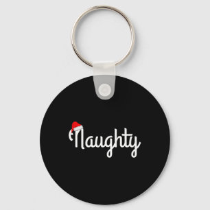 Matching Naughty & Nice Shirt Nice List Christ Keychain