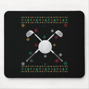 Matching Outfits For Holiday Party Golf Ugly Chris Mouse Pad