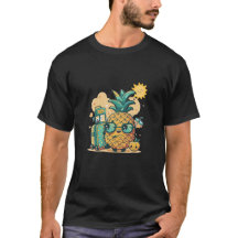 Matching Pineapple Couple T-Shirts –Tropical vibes