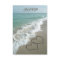 Matching RSVP Card, Two Sand Hearts Beach Wedding