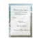 Matching RSVP Card, Two Sand Hearts Beach Wedding