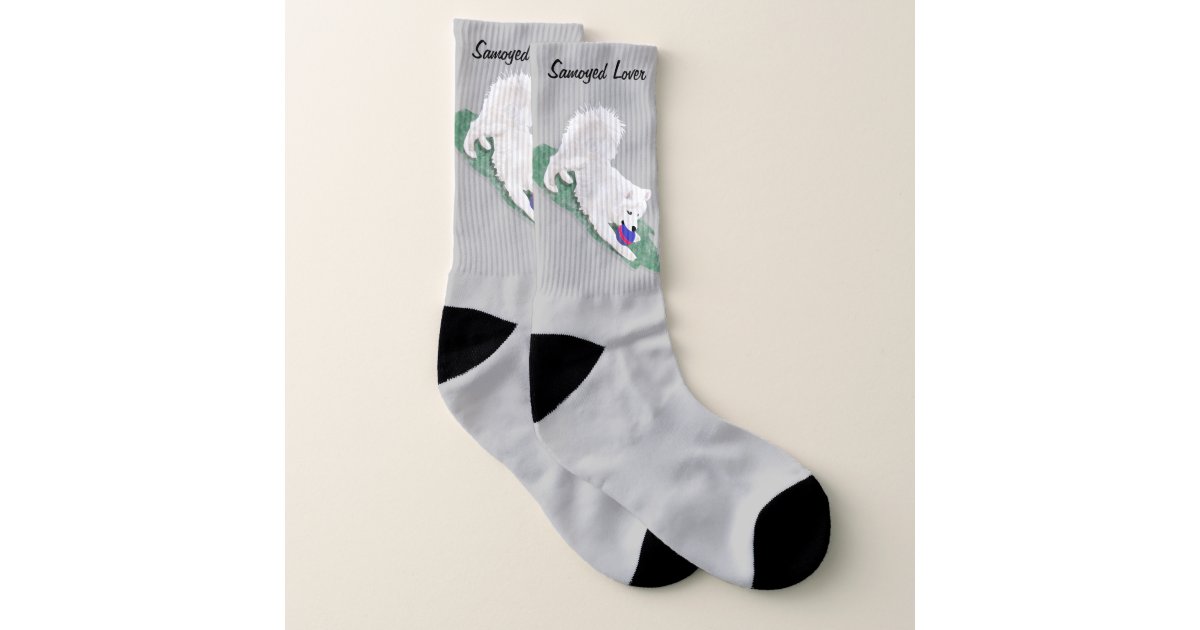 Matching Samoyed Socks And Shoes Sold Sep Zazzle Com