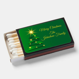 Matching Set Green Tree Change Name 20xx  Matchboxes