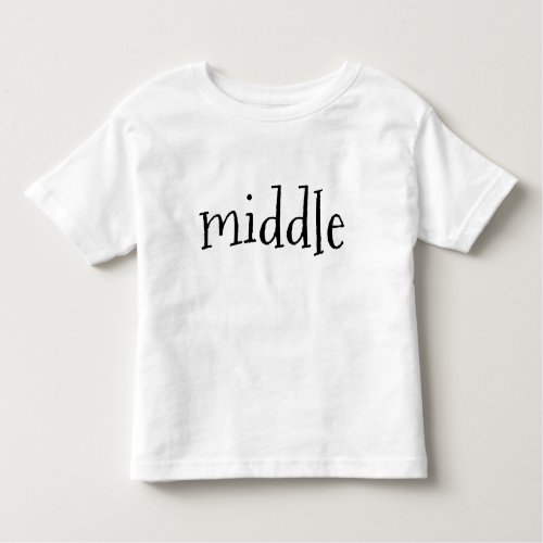 matching siblings announcement toddler tee