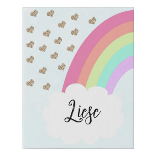 Matching Sister Rainbows Left Arch Canvas