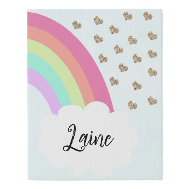 Matching Sister Rainbows Right Arch Canvas (Front)