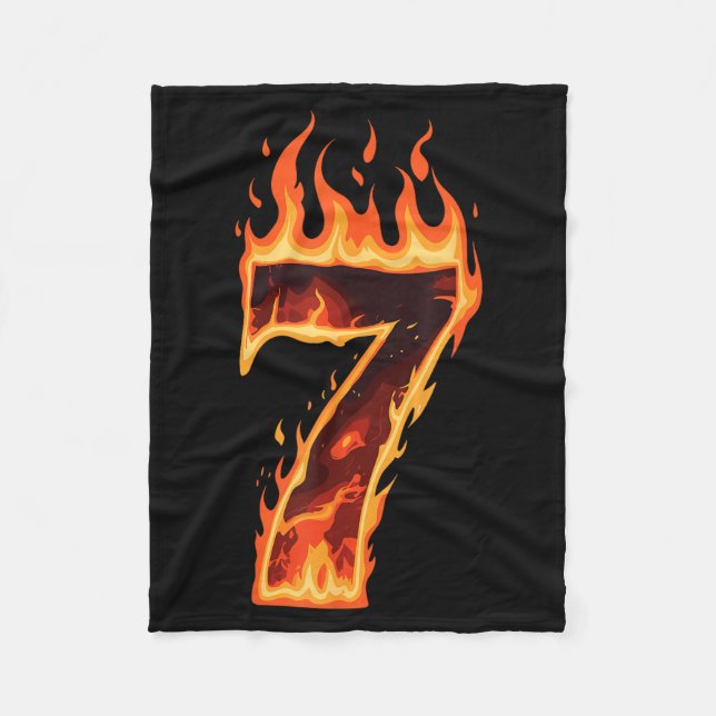 Matching Six Seven Flaming Ice Funny Meme 67 Coupl Fleece Blanket (Front)