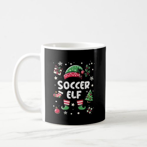 Matching Soccer Elf Family Christmas Costume Tee L Coffee Mug