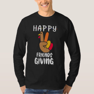 Matching  Thanksgiving Costumes For Happy Friends T-Shirt