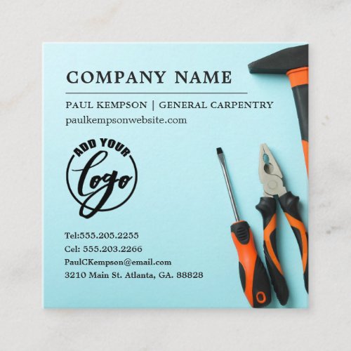 Matching Toolset  Handyman Services Offered Square Business Card
